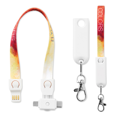 μπρελόκ κορδόνι Υφασμάτινο με κρίκο και ορειβατικό γάντζο με ανοιχτήρι μπρελόκ