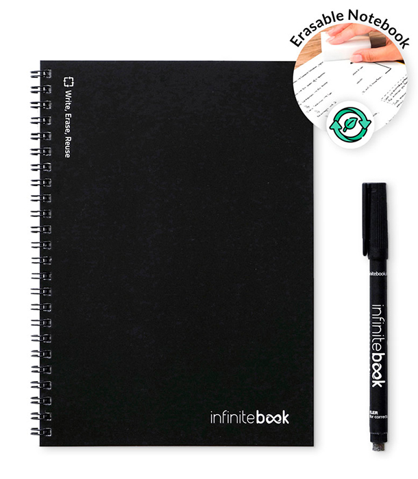  διαφημιστικό σημειωματάριο Infinitebook notebook με λαστιχο εκτύπωση λογοτύπου διαφημιστικά σημειωματάρια 