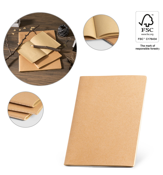  διαφημιστικό σημειωματάριο από φελλό notebook με λαστιχο εκτύπωση 