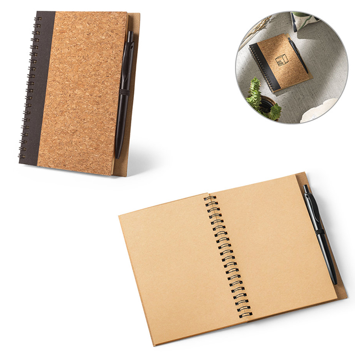  διαφημιστικό σημειωματάριο εύκαμπτο κάλυμμα από κόκκους καφέ notebook με λαστιχο εκτύπωση 