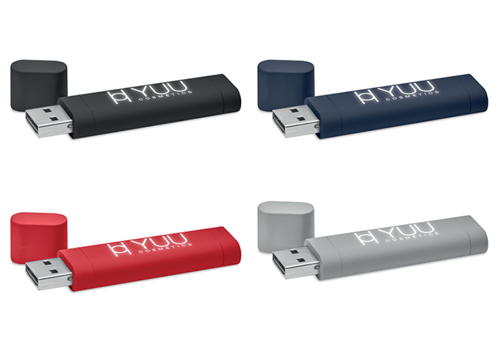 USB STICK ΜΕ ΦΩΣ LED φλασάκια μνήμης διαφημιστικά οικονομικές τιμές με εκτύπωση ΧΑΡΑΞΗ